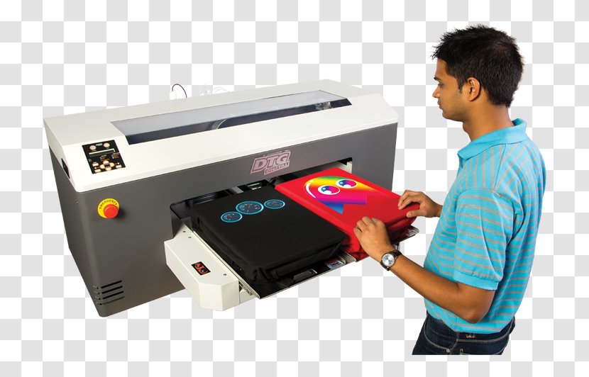 Printed T-shirt Direct To Garment Printing Screen - Printer - Clothes Transparent PNG