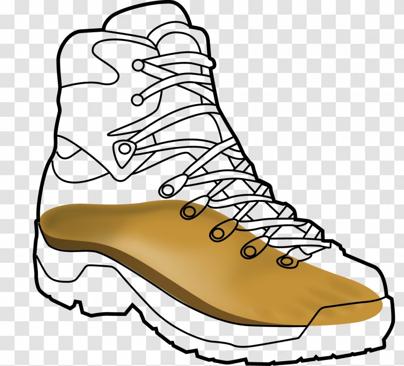 Clip Art Hiking Boot Hoodie - Cross Training Shoe Transparent PNG