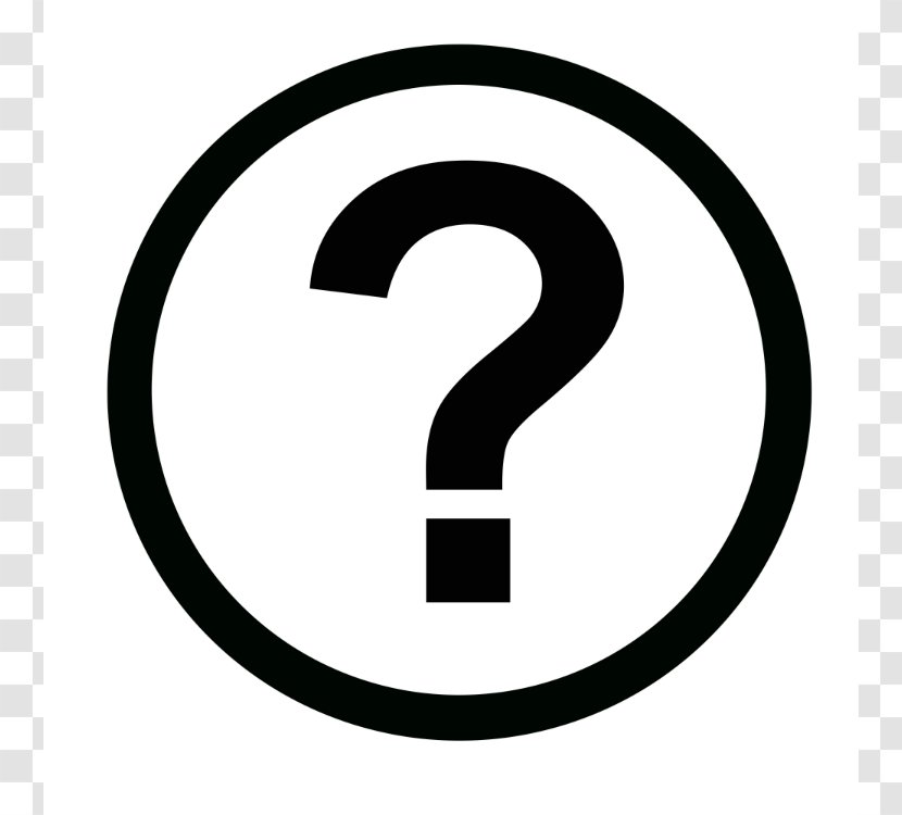 Power Symbol Clip Art - Text - Question Mark Transparent PNG