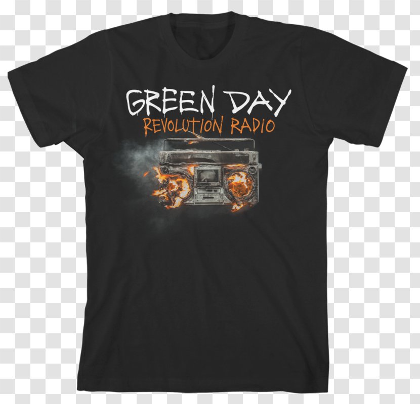 T-shirt Revolution Radio Tour Green Day Clothing - Top - Summer Transparent PNG