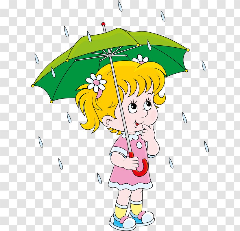 Rain Child Clip Art - Silhouette Transparent PNG