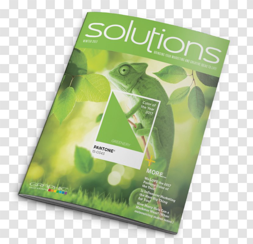 Magazine Brochure Cover Art - Green - Design Transparent PNG