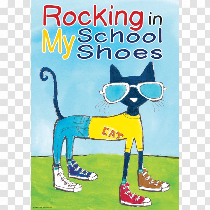 Pete The Cat: Rocking In My School Shoes Kitten Himalayan Cat Food - Hightop Transparent PNG