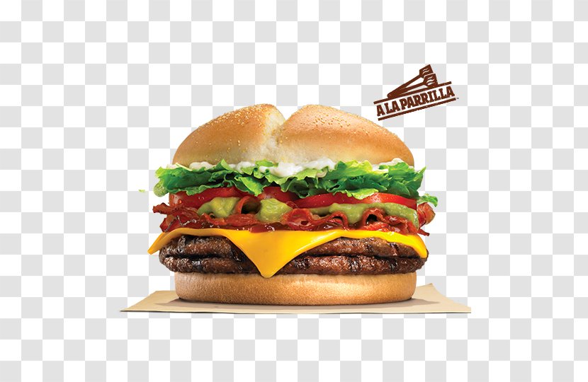 Whopper Cheeseburger Hamburger Big King McDonald's Quarter Pounder - Fast Food - Bacon Transparent PNG