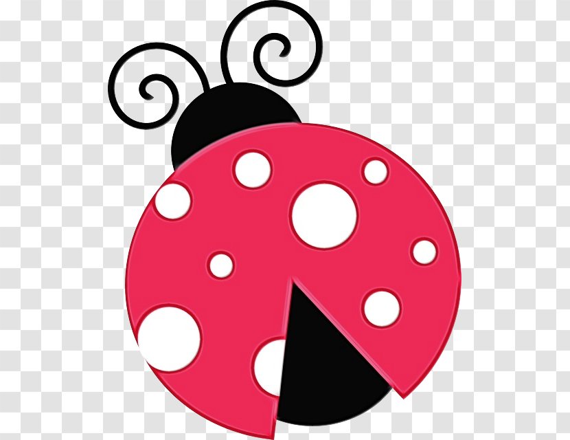 Ladybird - Pink - Polka Dot Transparent PNG