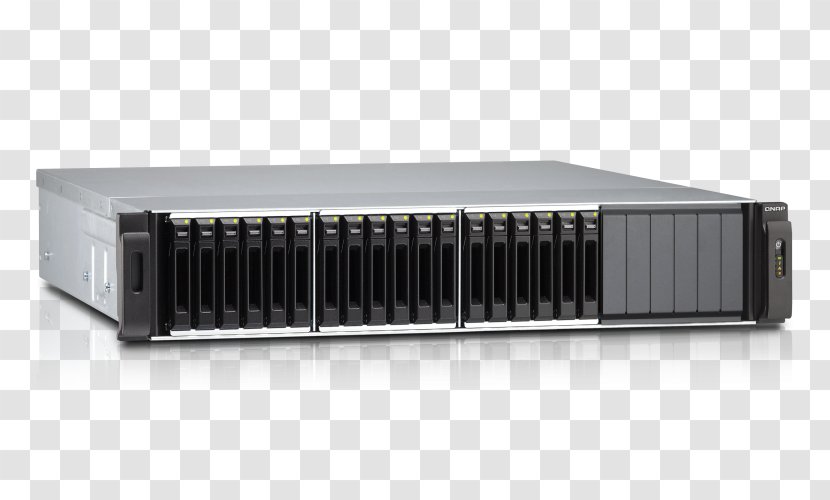 Disk Array Network Storage Systems QNAP SS-EC1879U-SAS-RP Hard Drives Data - Serial Attached Scsi - Qnap Tvsec2480usasrp Transparent PNG