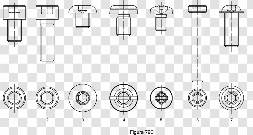 ISO 4762 Screw Hexagon Deutsches Institut Für Normung Geometric Shape - Drawing Transparent PNG