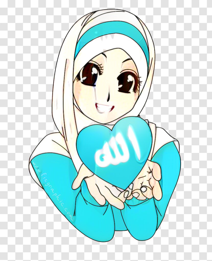 Hijab Cartoon Quran Muslim Women In Islam Transparent PNG