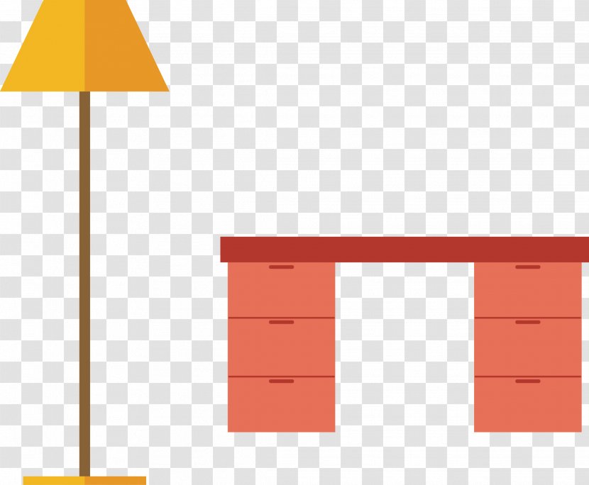 Angle Area Pattern - Table Lamp And Cabinet Transparent PNG