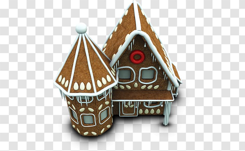 Christmas Ornament Food Gingerbread House Decoration - Candy Transparent PNG