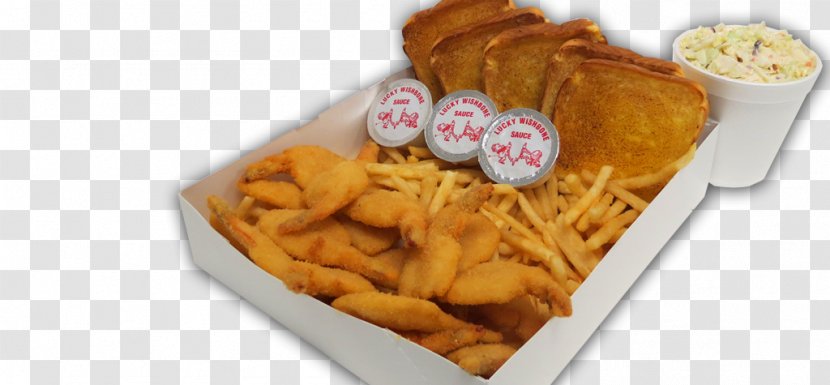 French Fries Lucky Wishbone Tucson Chicken Nugget Deep Frying - Junk Food - Seafood Platter Transparent PNG