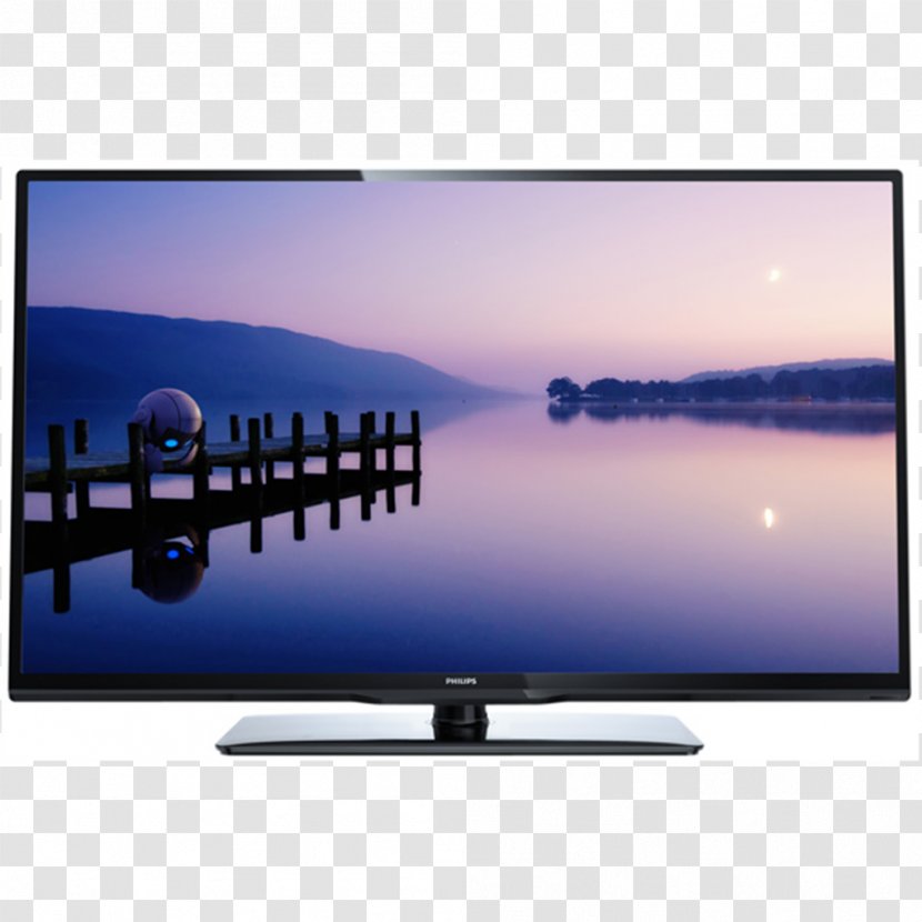 LED-backlit LCD High-definition Television Philips 1080p - Broadcast Systems - Tv Transparent PNG