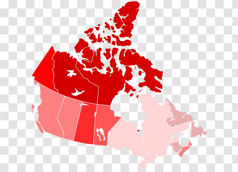 Provinces And Territories Of Canada Mapa Polityczna Atlas - Warn Violent Wages Transparent PNG