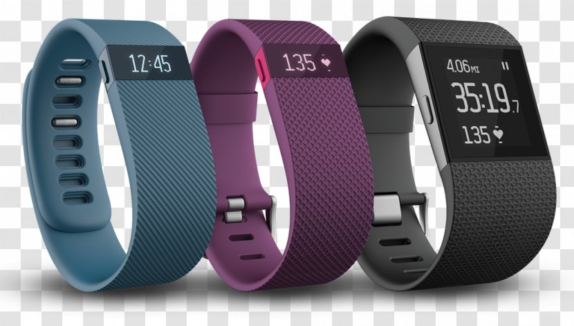 Fitbit Activity Tracker Physical Fitness Heart Rate Monitor Smartwatch - Purple Transparent PNG