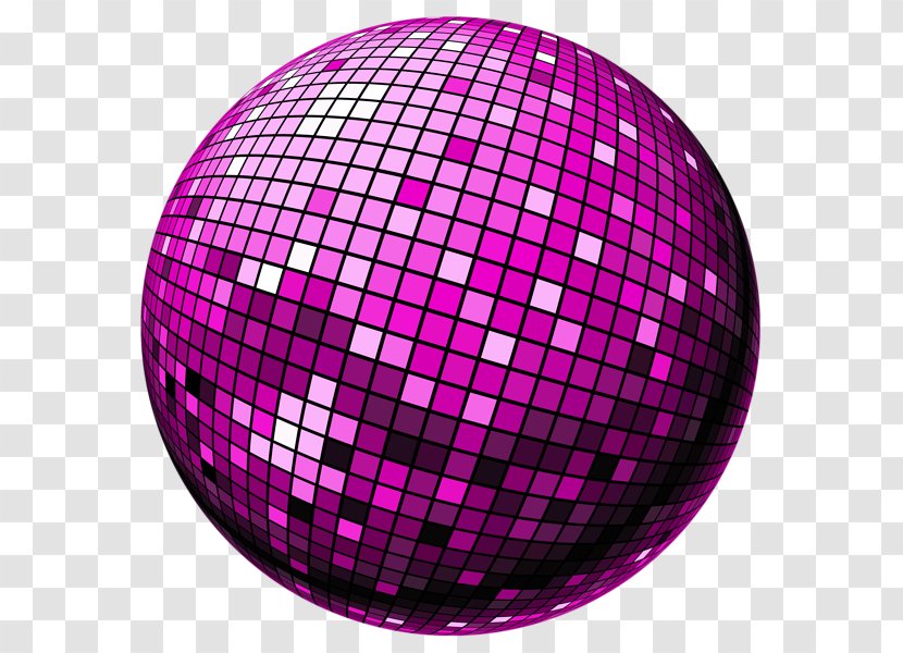 Disco Ball Clip Art - Frame - Purple Transparent PNG