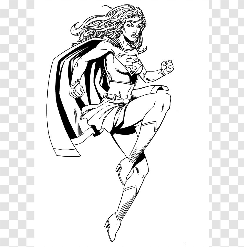 Supergirl Diana Prince Batgirl Clark Kent Superwoman - Frame - Black Pictures Transparent PNG