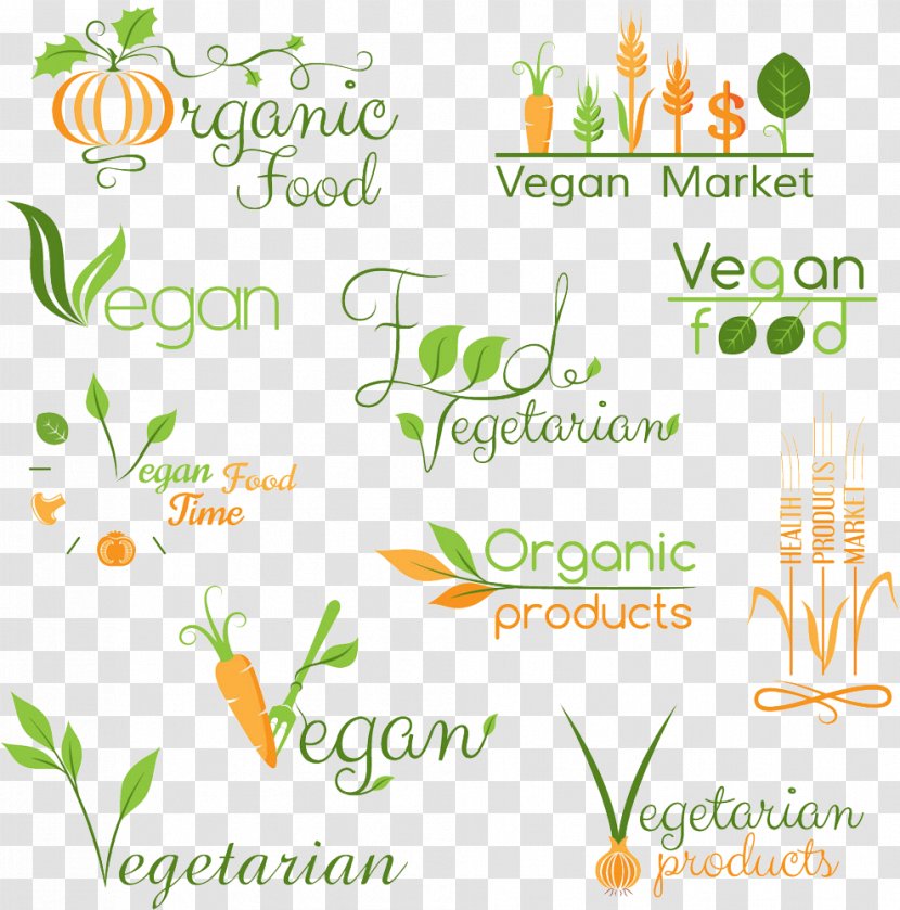 Food Veganism Logo Vegetarian Cuisine - Carrot Creative Icon Transparent PNG