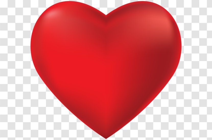 Heart Symbol Clip Art - Red Transparent PNG