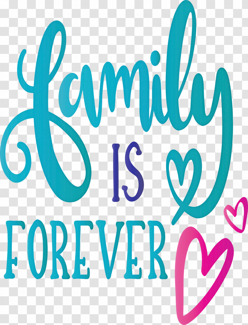 Family Day Heart Family Is Forever Transparent PNG