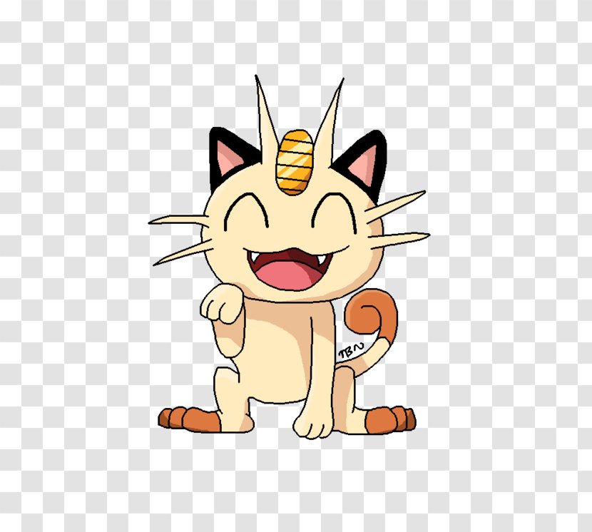 Whiskers Kitten Meowth Cat Bulbapedia - Heart Transparent PNG