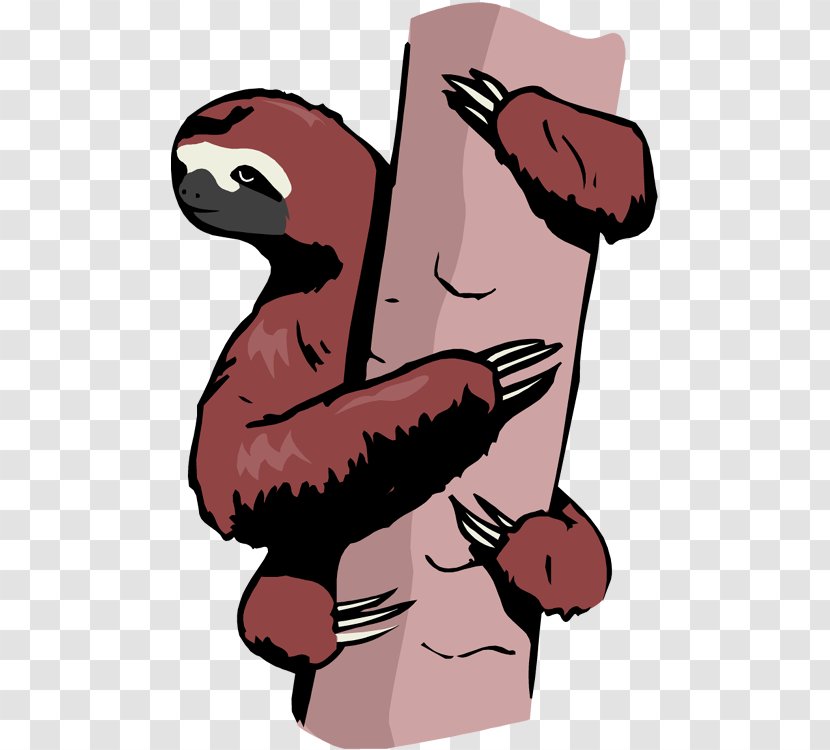 Sloth Mammal Clip Art - Silhouette - Cliparts Transparent PNG