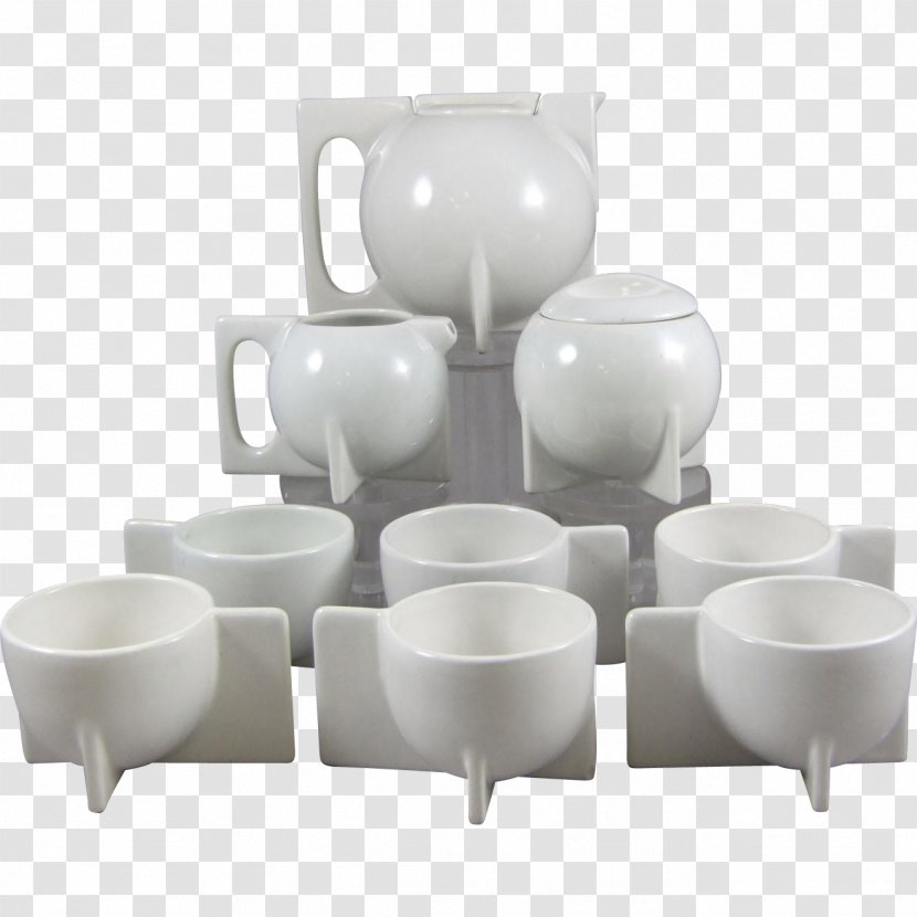 Teapot Porcelain Tea Set Bauhaus - Cup Transparent PNG