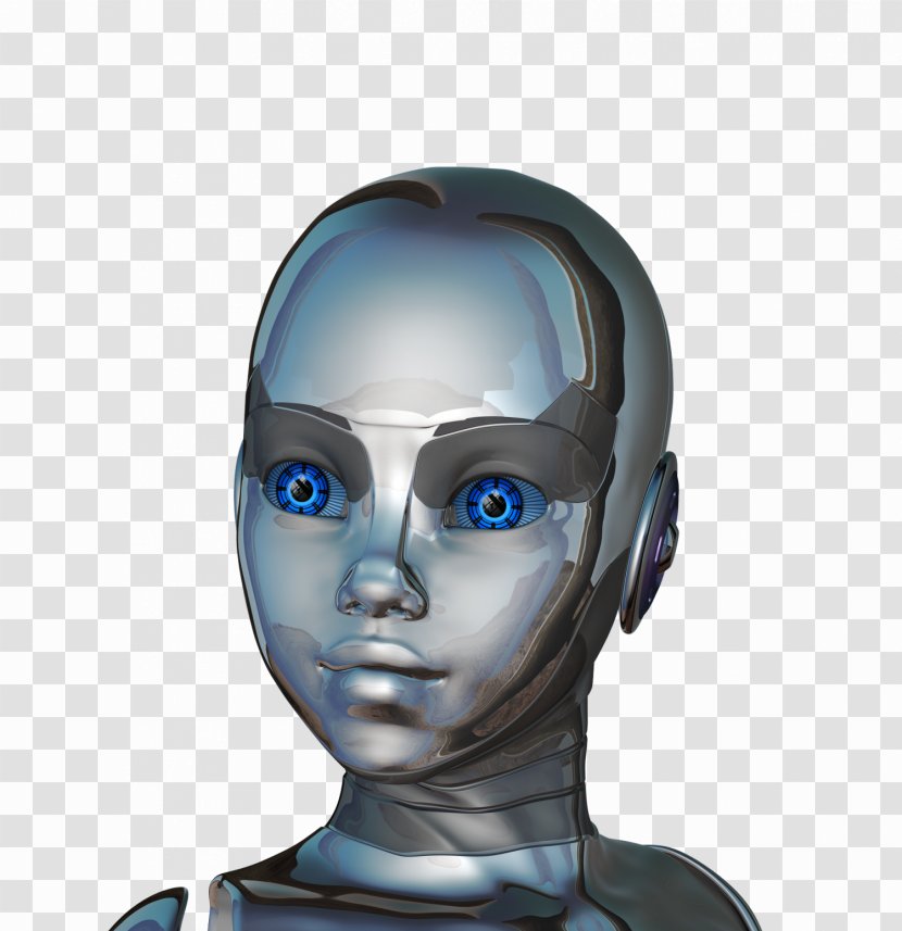 Cyborg She Robotics Face - Head Transparent PNG