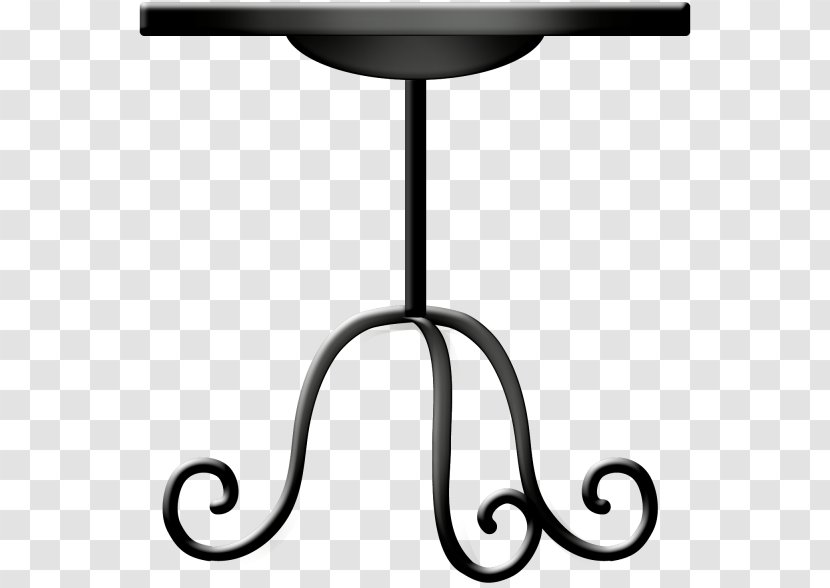 Table Furniture Stool Clip Art - Seat - Iron Transparent PNG