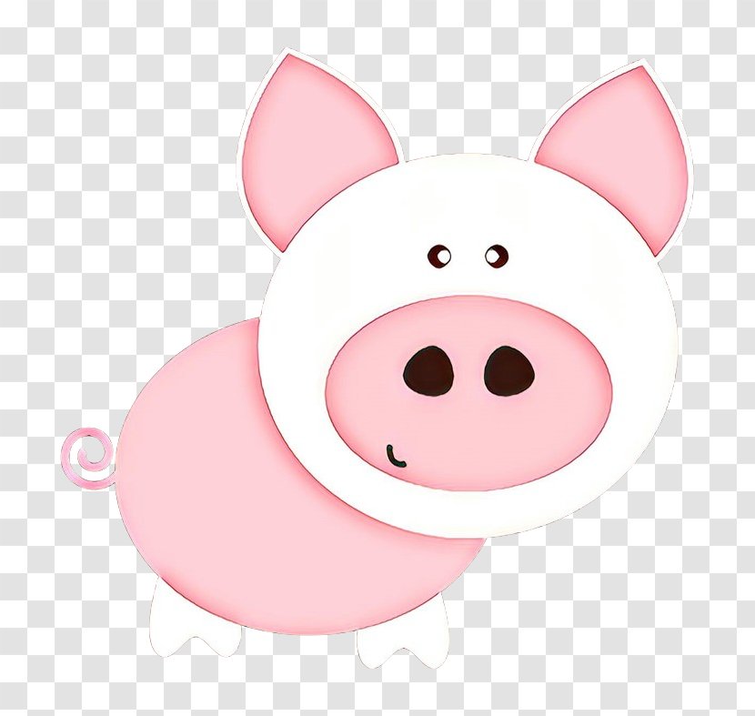 Pig Pink M Snout Cartoon - Smile Transparent PNG