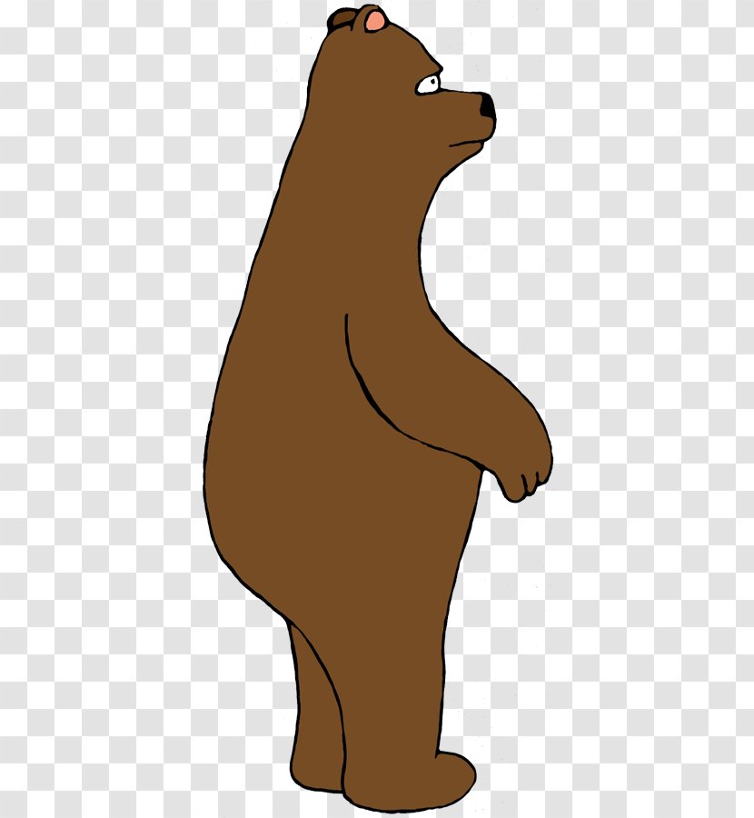 Brown Bear American Black Giant Panda Clip Art - Tree - Pictures Of Bears Standing Up Transparent PNG