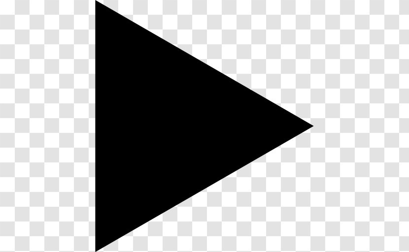 Arrow - Triangle - Black Transparent PNG