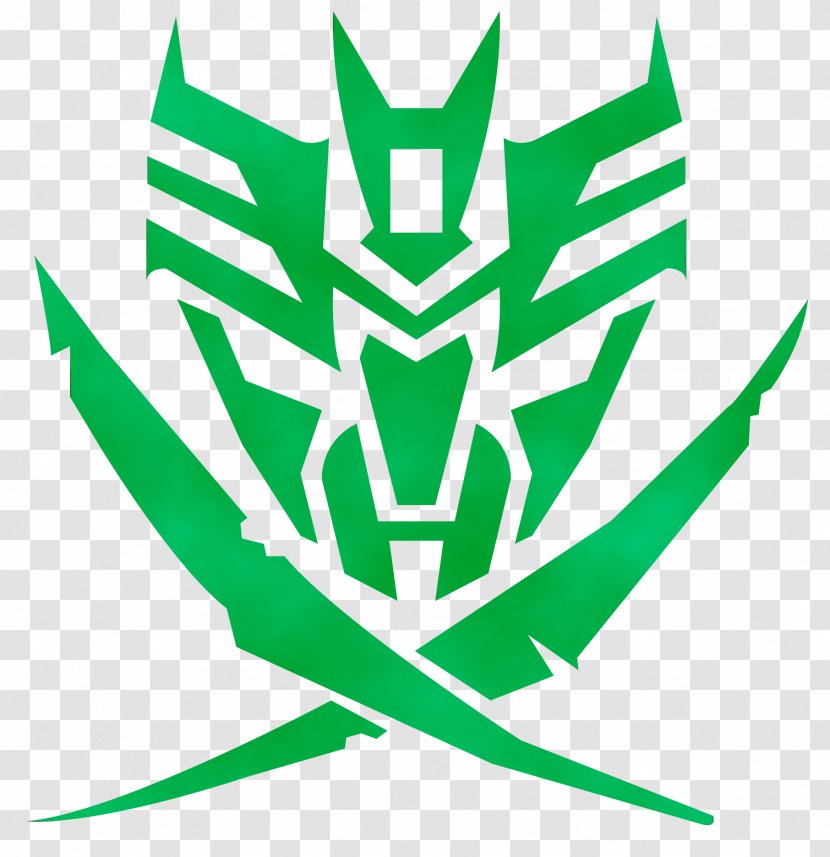 Optimus Prime Cartoon - Wet Ink - Symbol Green Transparent PNG