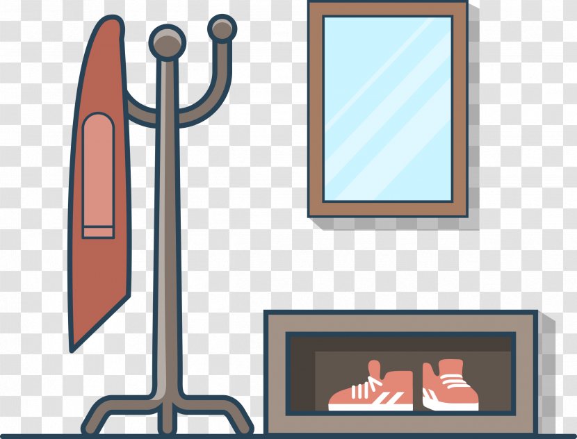 Cloakroom Vector Graphics Design Euclidean - Clothing - Coat Hanger Transparent PNG