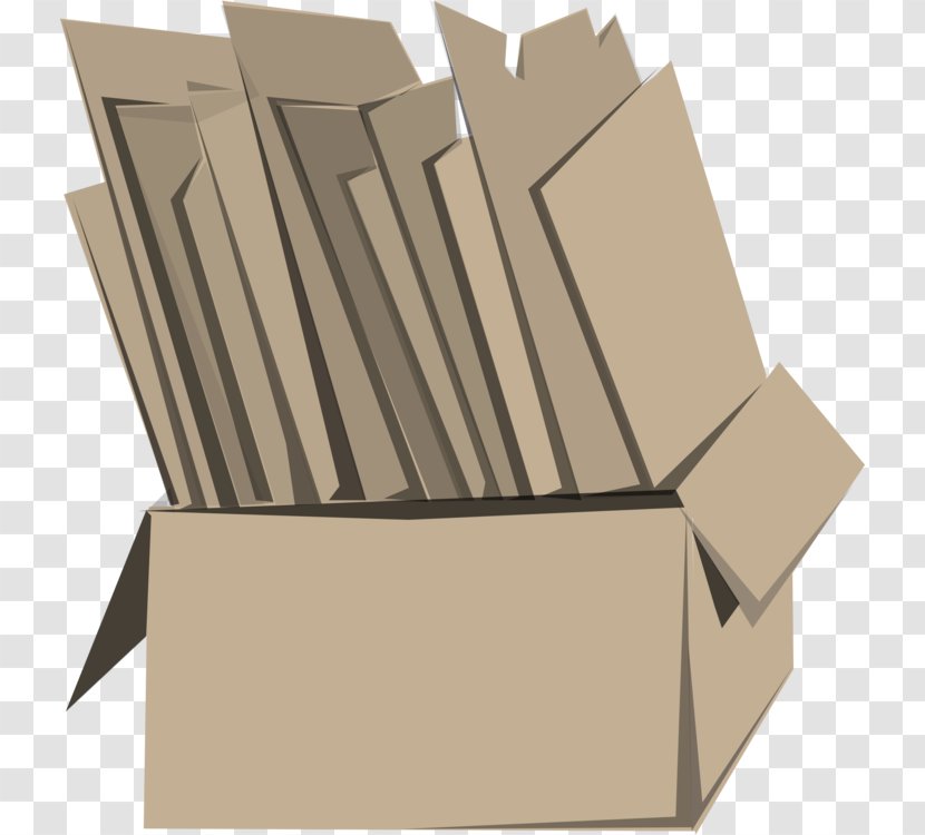 Paper Clip Art Cardboard Box Carton - Recycling Transparent PNG