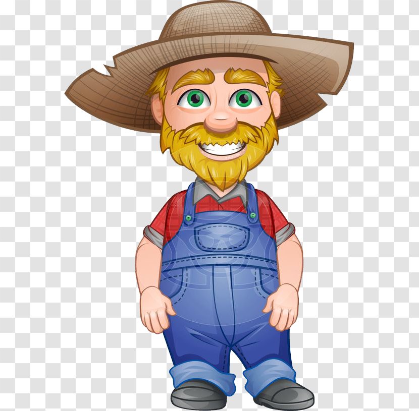Vector Graphics Agriculture Clip Art Farmer - Mascot - Boy Cartoon Transparent PNG