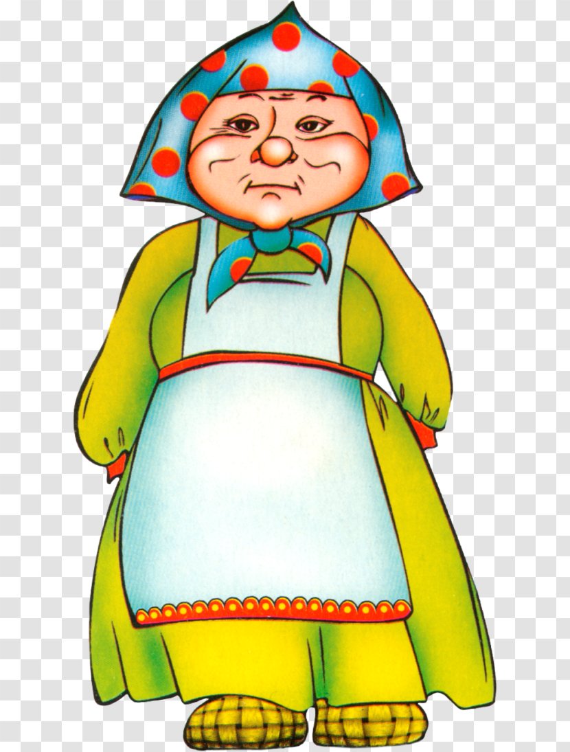 Kolobok Fairy Tale Character The Gigantic Turnip Clip Art - Toddler - Babushka Transparent PNG