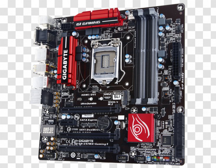 Intel LGA 1150 Gigabyte Technology Motherboard MicroATX - Central Processing Unit Transparent PNG
