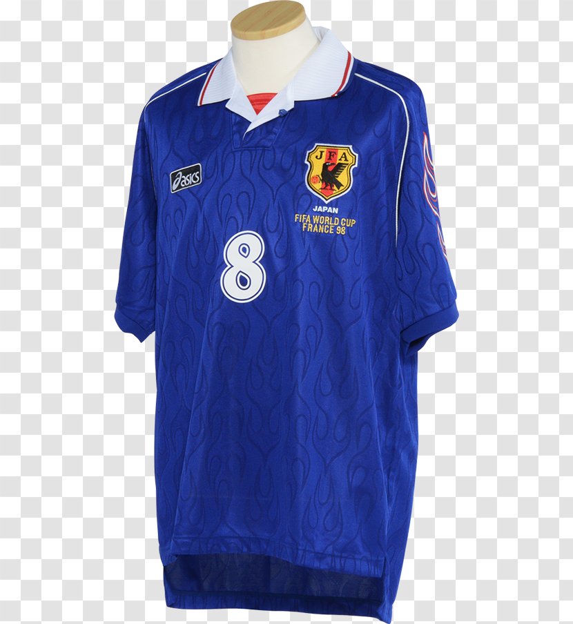 Japan National Football Team 1998 FIFA World Cup 2018 France Sports Fan Jersey - Uniform Transparent PNG