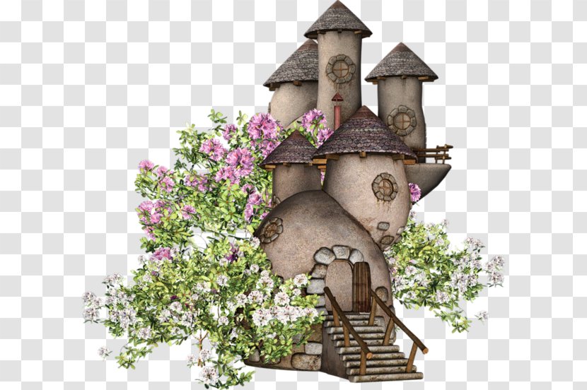 House Fairy Building Clip Art - Cartoon Castle Transparent PNG