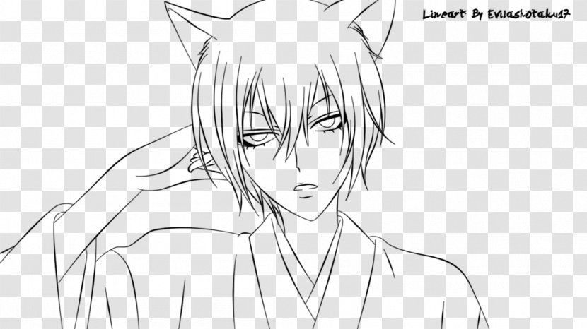 Kamisama Kiss Line Art Drawing Painting Sketch - Tree Transparent PNG