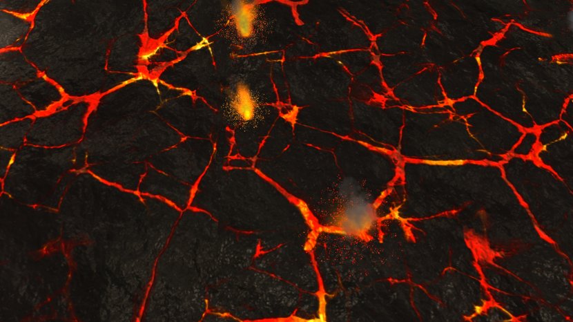 High-definition Television Desktop Wallpaper Lava 4K Resolution - 4k - Coal Transparent PNG