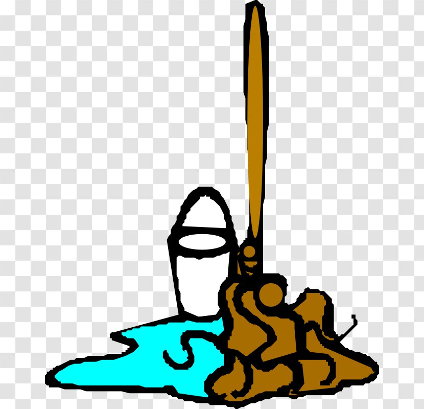 Mop Bucket Cleaner Clip Art - Squeegee - Cleaning Cartoon Transparent PNG