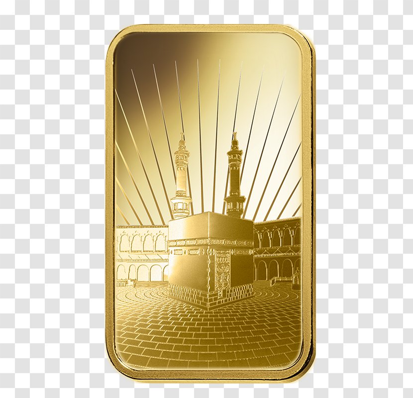 Kaaba Gold Bar PAMP Great Mosque Of Mecca Transparent PNG