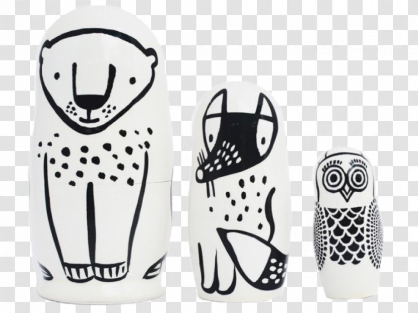 Matryoshka Doll Toy Stacking Gift - Owl - Hand-painted Transparent PNG