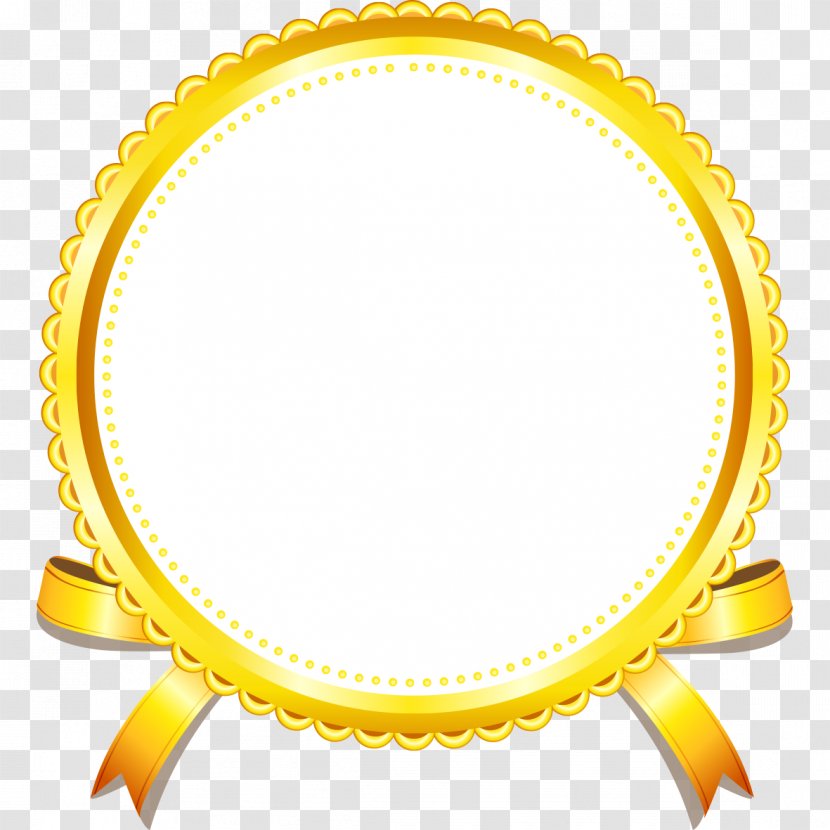 Gold Yellow Picture Frame - Ifwe - Golden Border Transparent PNG