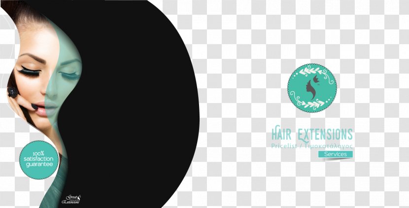 Brand Black Hair Teal - Beauty - Design Transparent PNG
