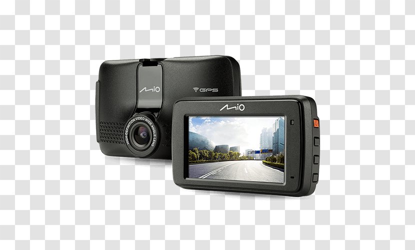 GPS Navigation Systems Video MIO MiVue 733 DASHCAM 1080p - Camera - Exhausted Cyclist Transparent PNG