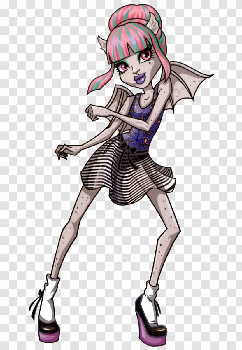 Monster High Doll Toy Character - Flower - Class Room Transparent PNG