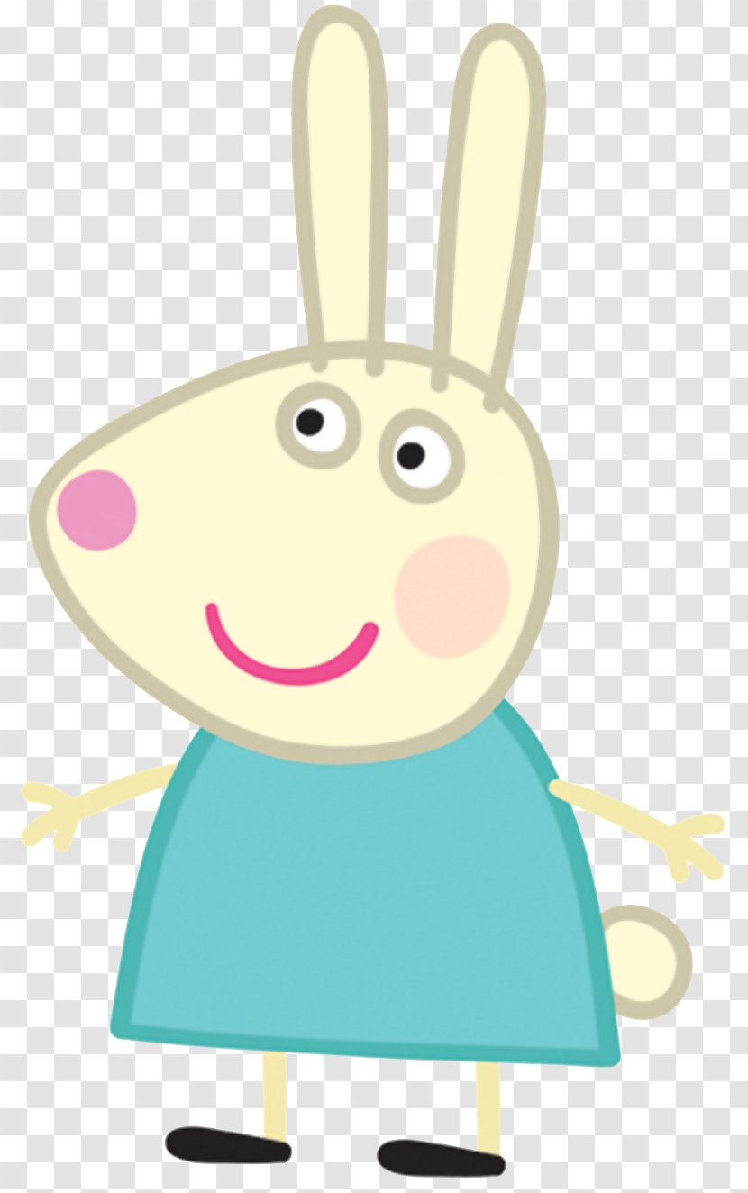 Rebecca Rabbit Standee George's Friend Richard - Peppa Pig - Mammal Transparent PNG