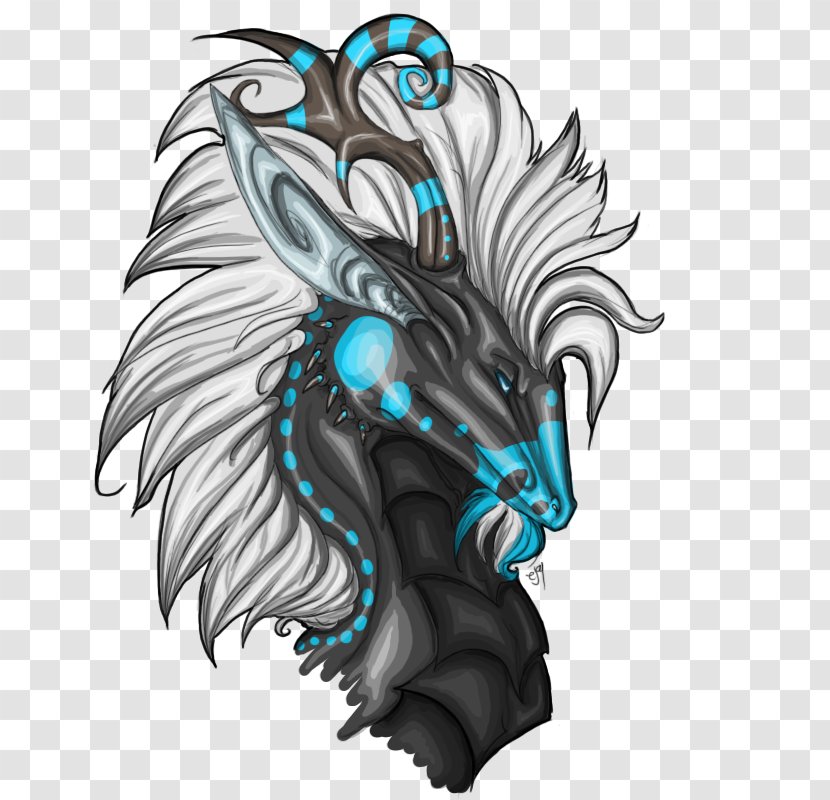Dragon Teal - Mythical Creature Transparent PNG